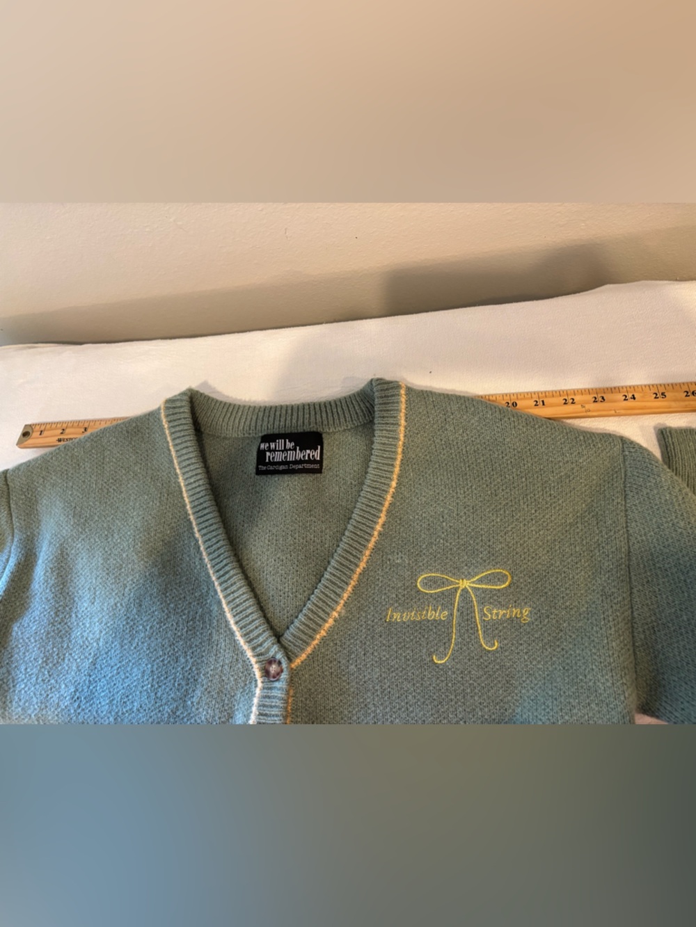 Cardigan Department We Will Be Remembered Invisible String Taylor Swift size Lg - Picture 4 of 8